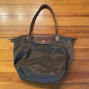 Olive Military Green Longchamp Le Pliage Modele Depose